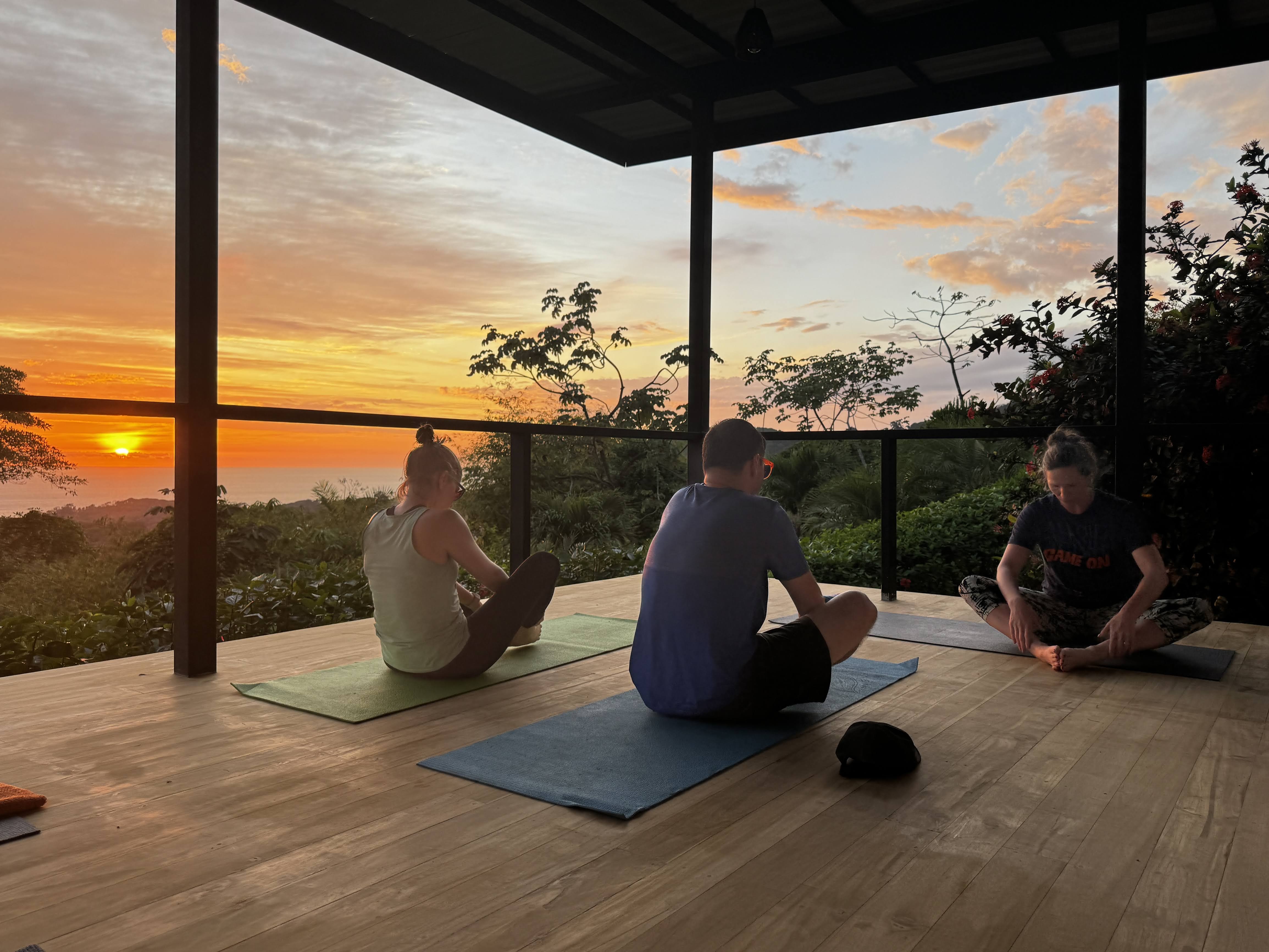 Facing the sunset