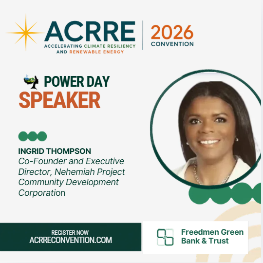 Ingrid Thompson — Co-Founder and Executive Director, Nehemiah Project Community Development Corporation