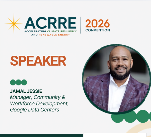 Jamal Jessie — Manager, Community & Workforce Development, Google Data Centers