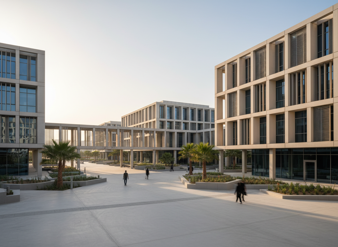 Nad Al Sheba School Campus architectural project
