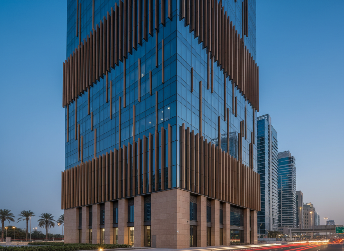 Business Bay Commercial Tower architectural project