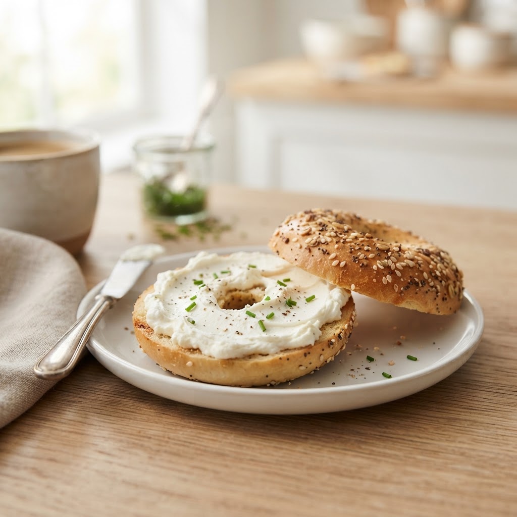 Mini Bagel & Cream Cheese