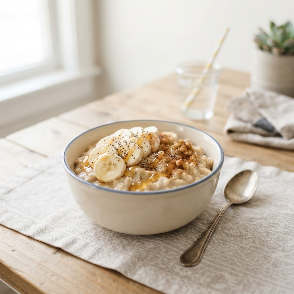 Banana Honey Oatmeal