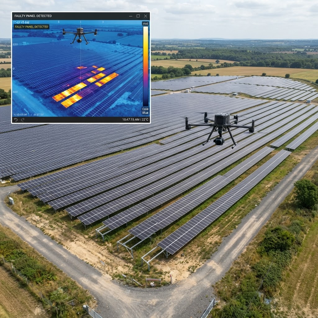 Inspeção Termográfica de Painéis Solares