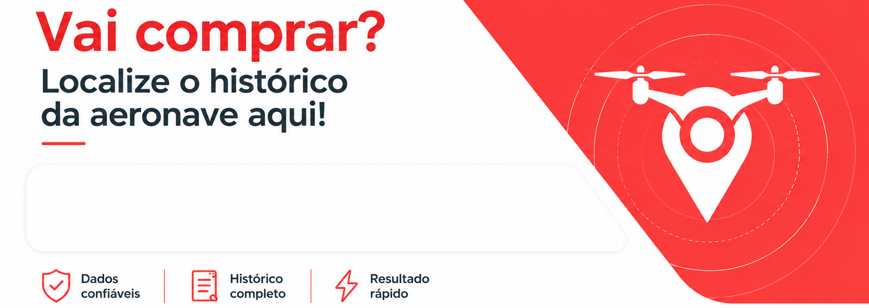 Vai comprar? Localize o histórico da aeronave aqui