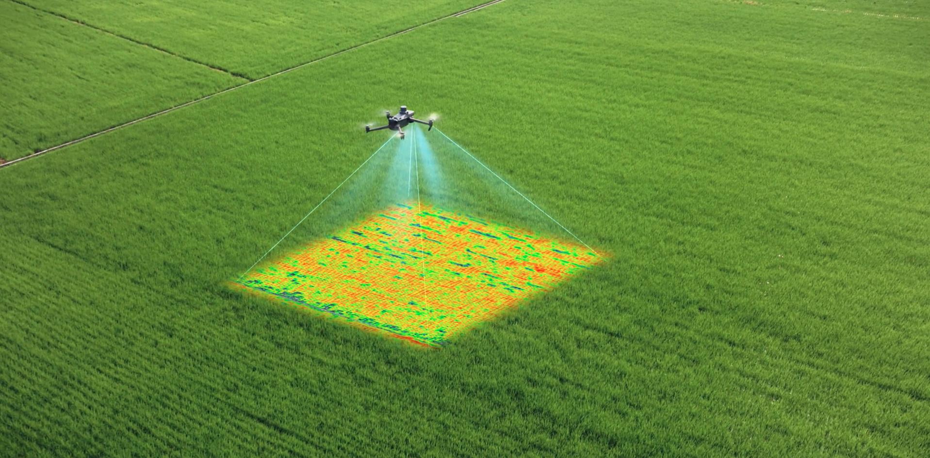 Mapeamento agrícola com drone multiespectral