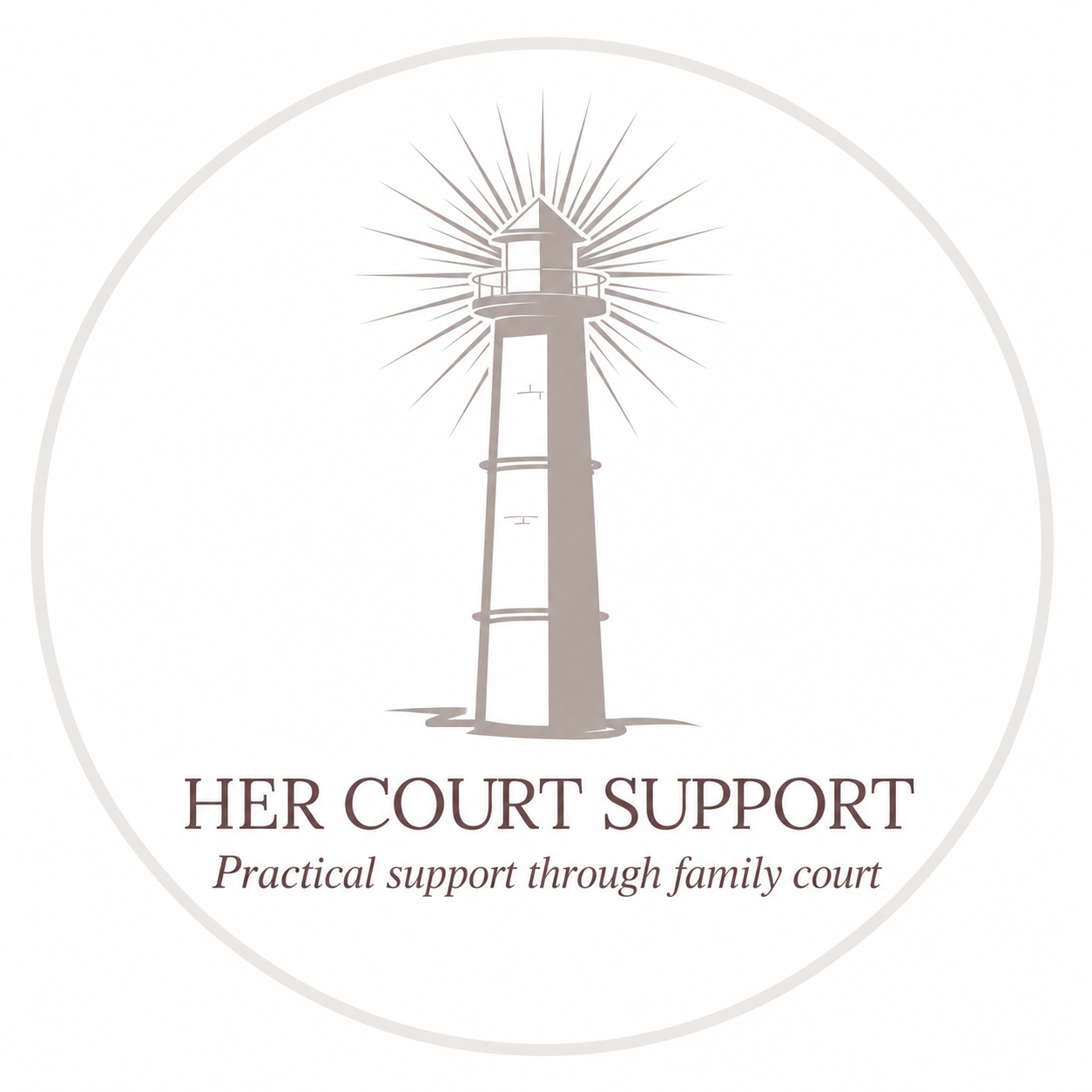 Her Court Support lighthouse