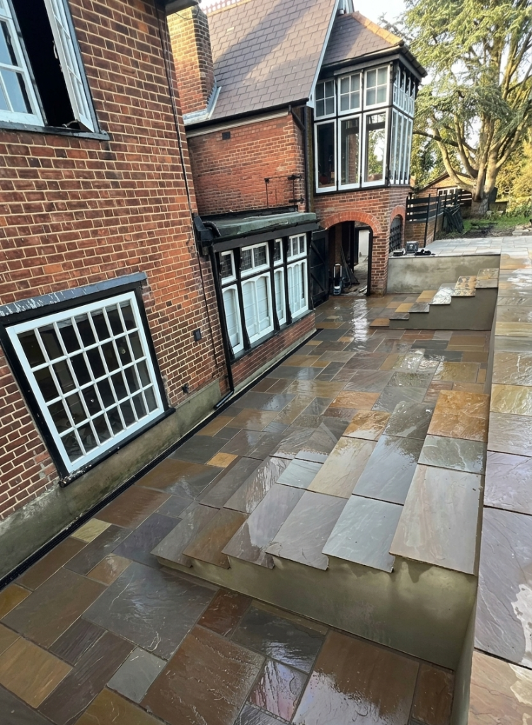 Stepped Stone Patio