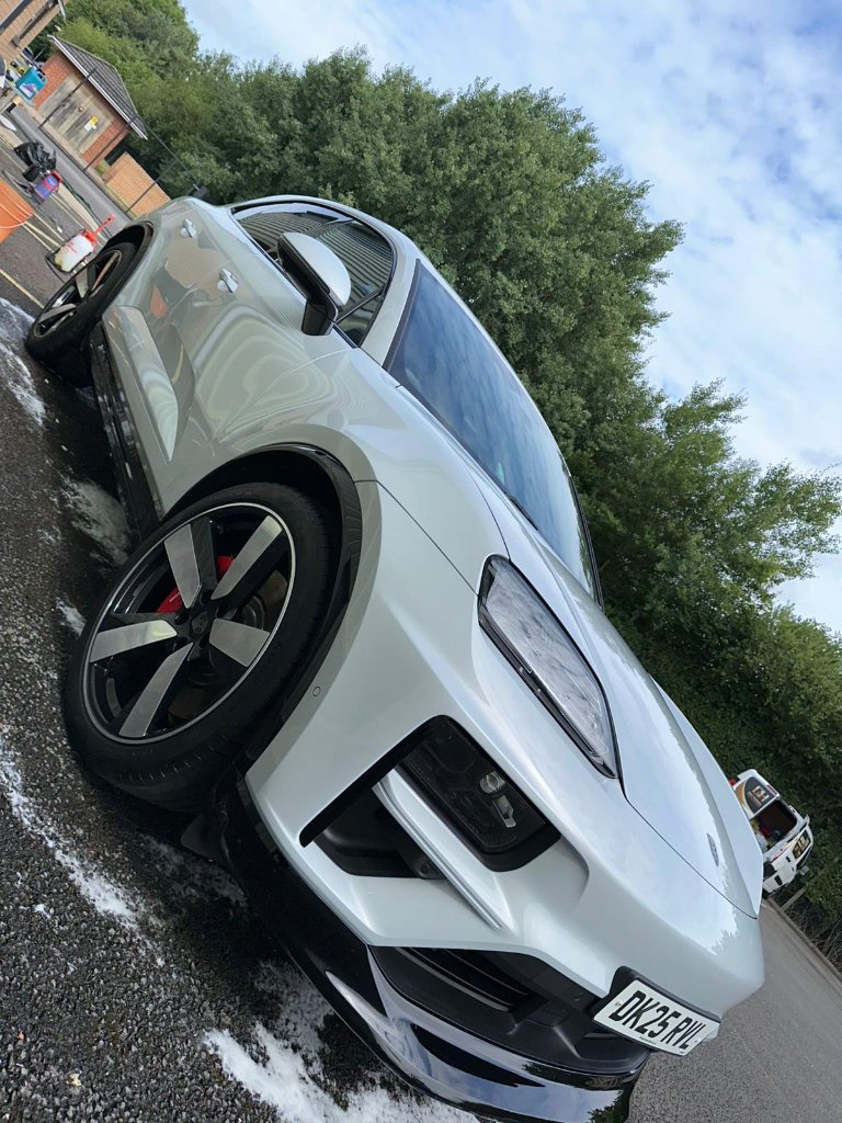 Porsche Macan EV rear view