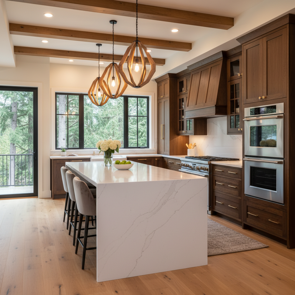 Kitchen Remodeling Near Lacamas Lake: Design for Entertaining, Views and Everyday Living