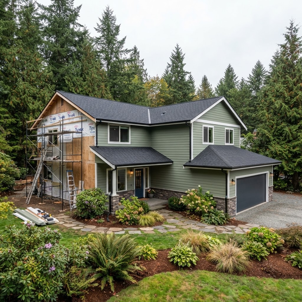 Quality roof replacement on a Pacific Northwest home