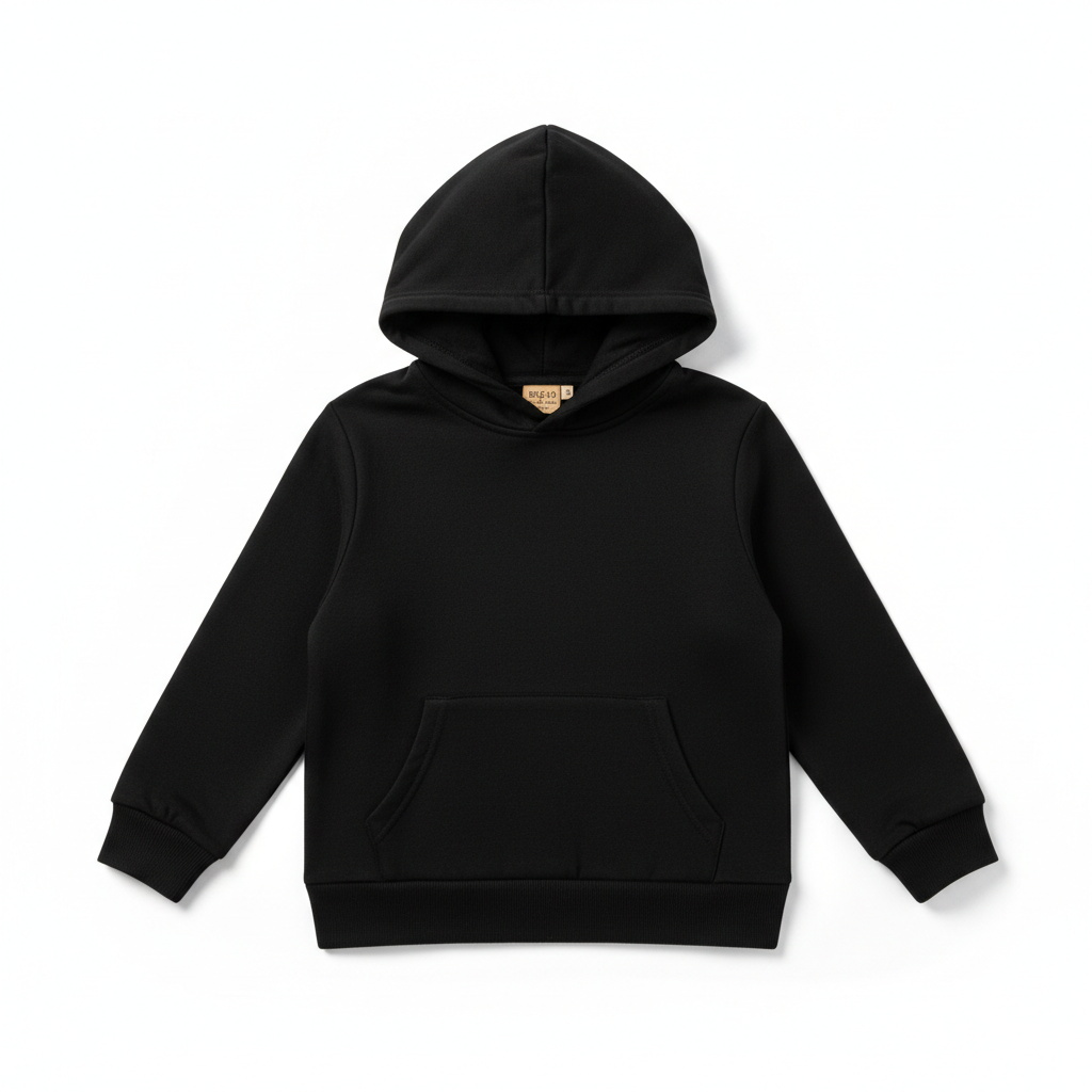 Kids Hoodie in Black