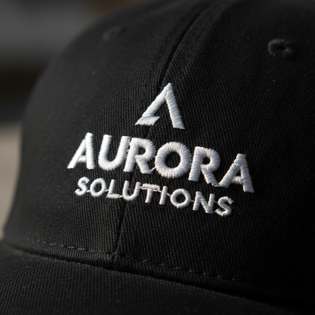 Embroidery on Caps