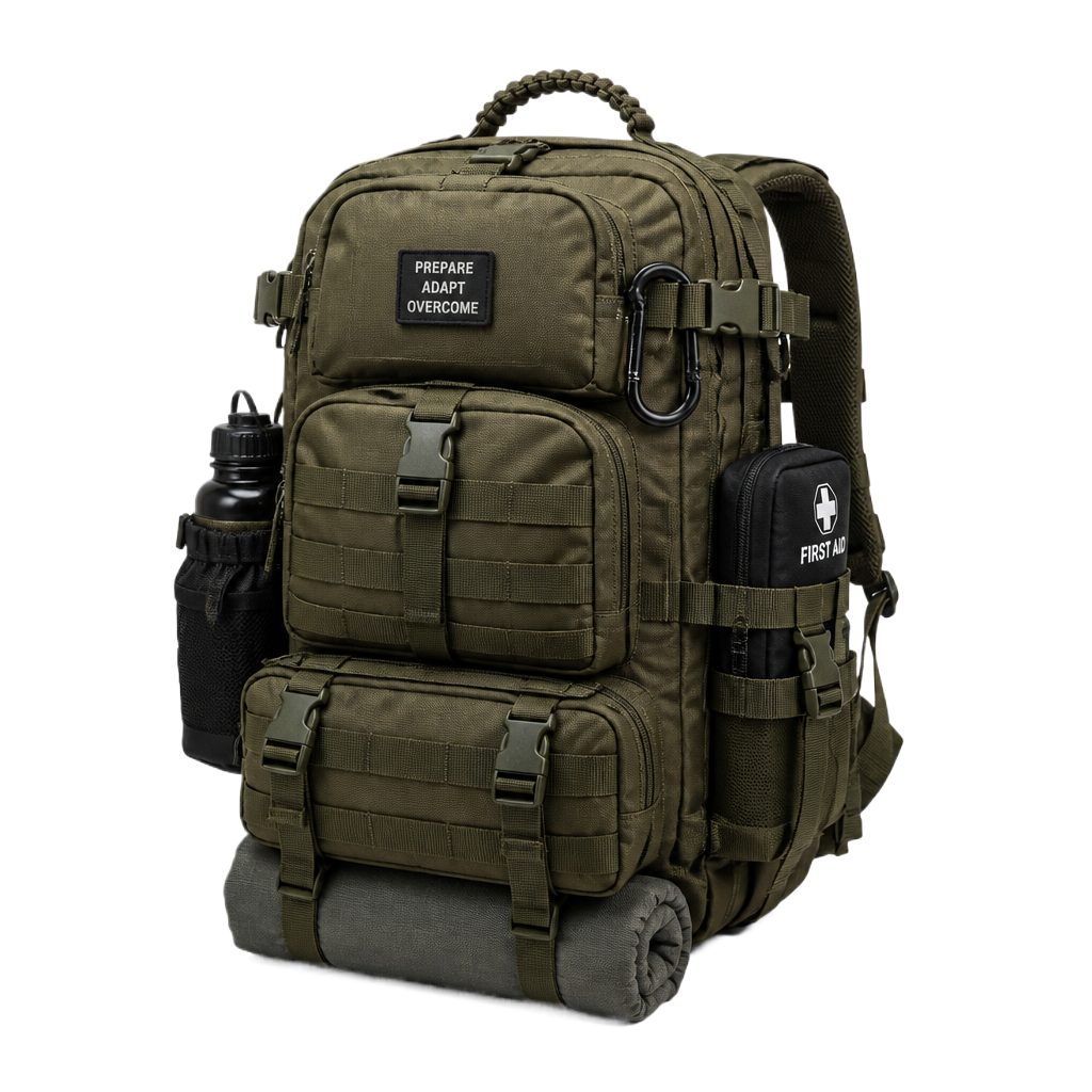 Bug Out Bag (Transparent BG)