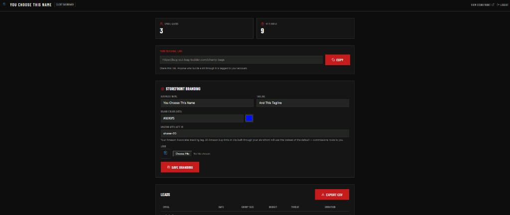 Client Dashboard