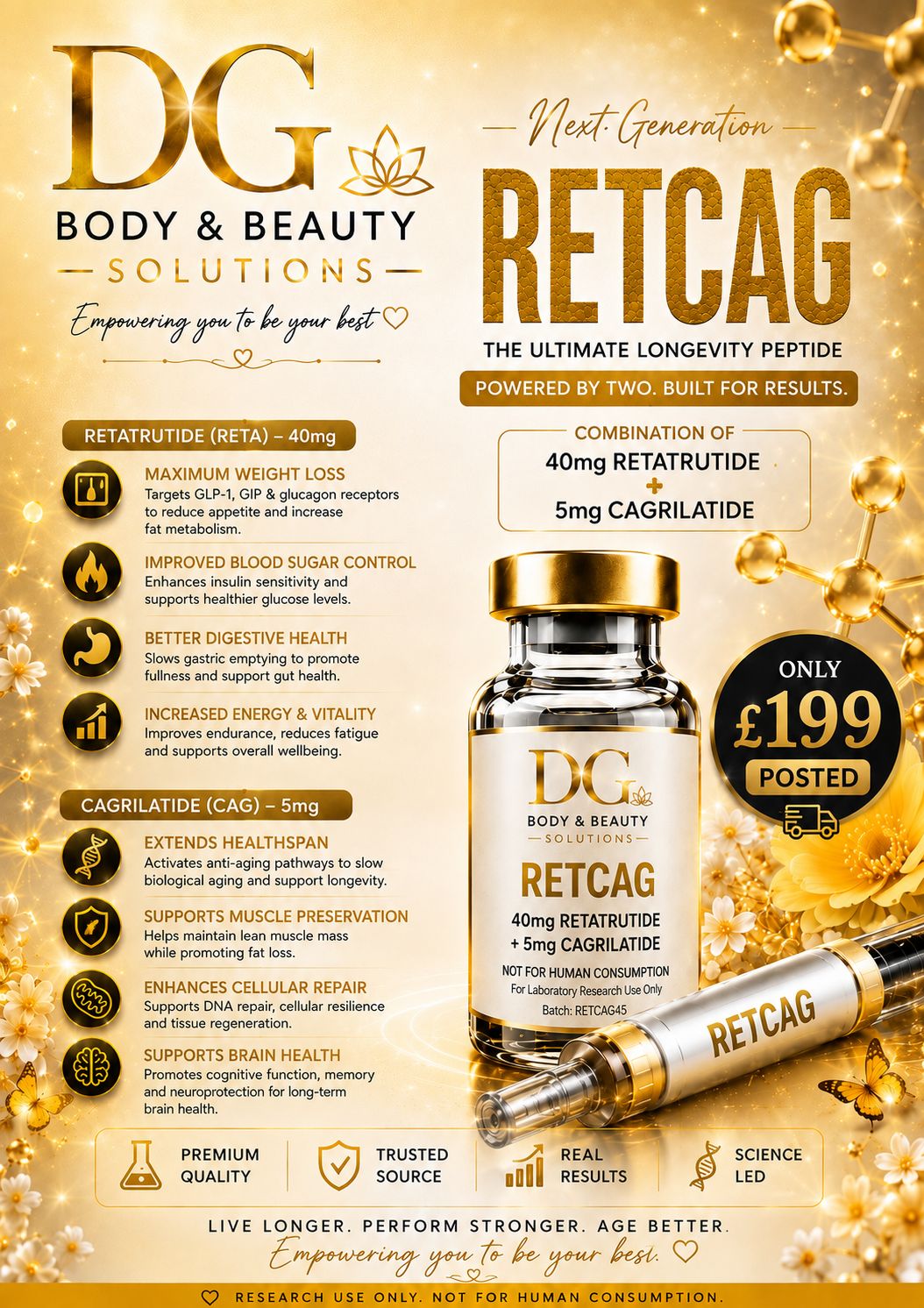 RETCAG (Retatrutide 40mg + Cagrilintide 5mg)