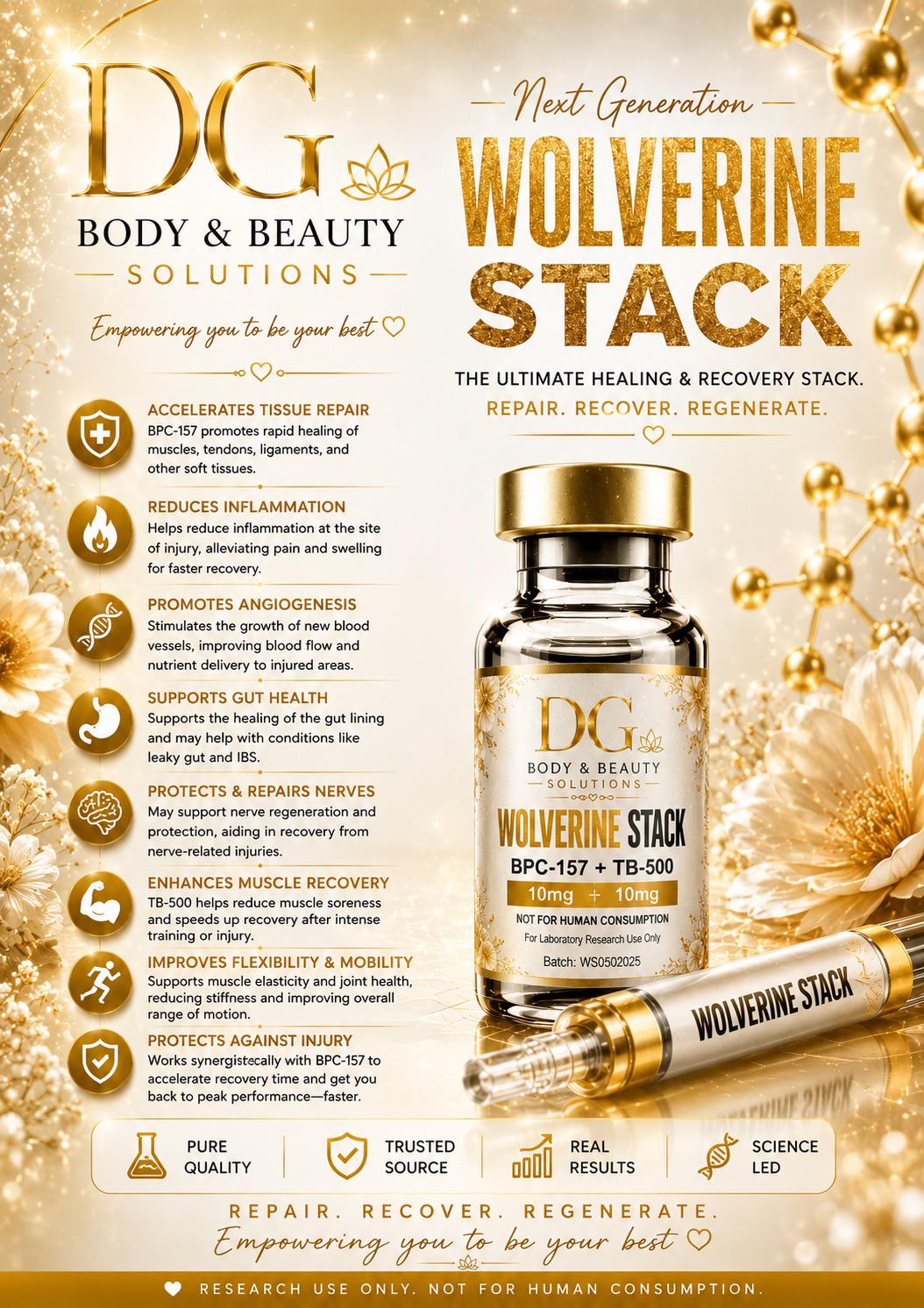 Wolverine Stack (BPC-157 + TB-500)
