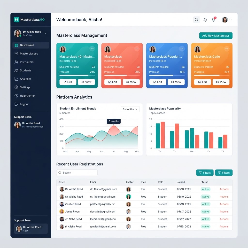 Admin Control Panel