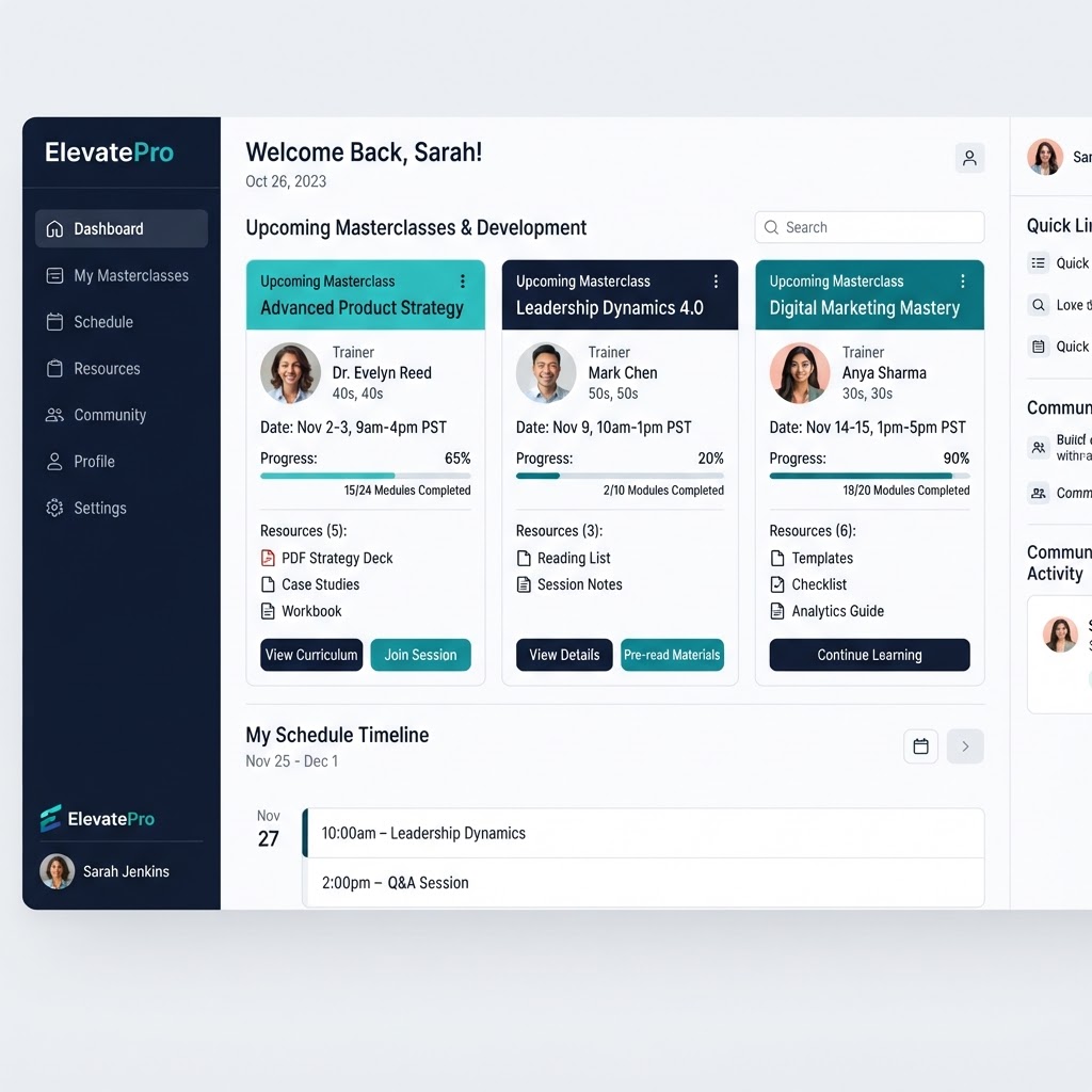 Member Dashboard