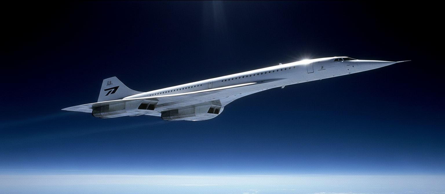 Concorde at altitude