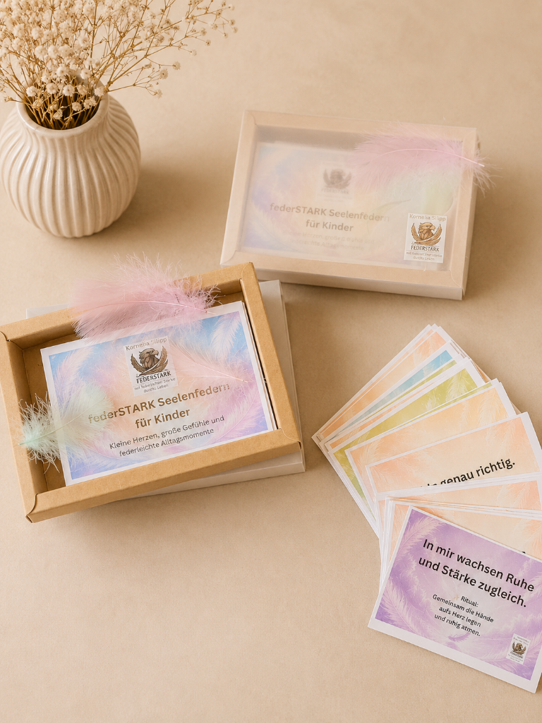 🪶 federSTARK Seelenfedern für Kinder