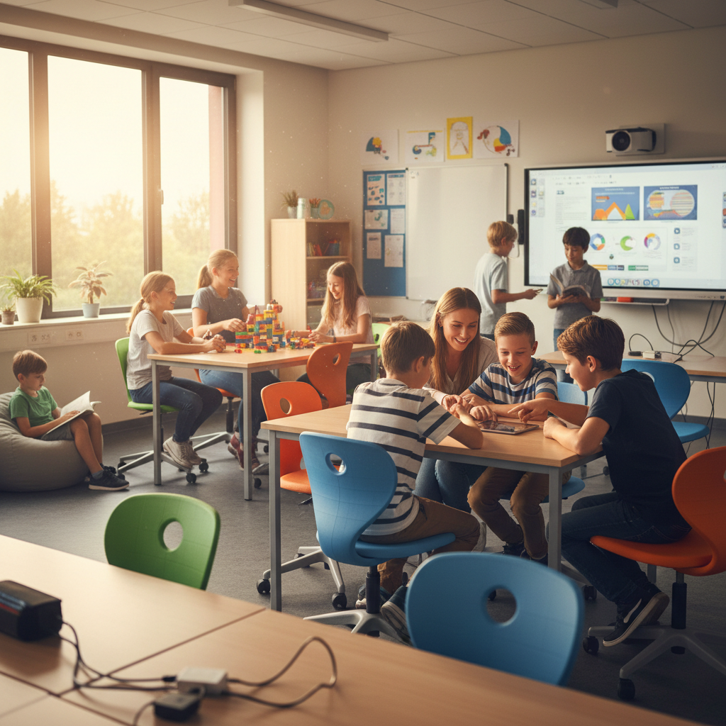 Studenten in de klas
