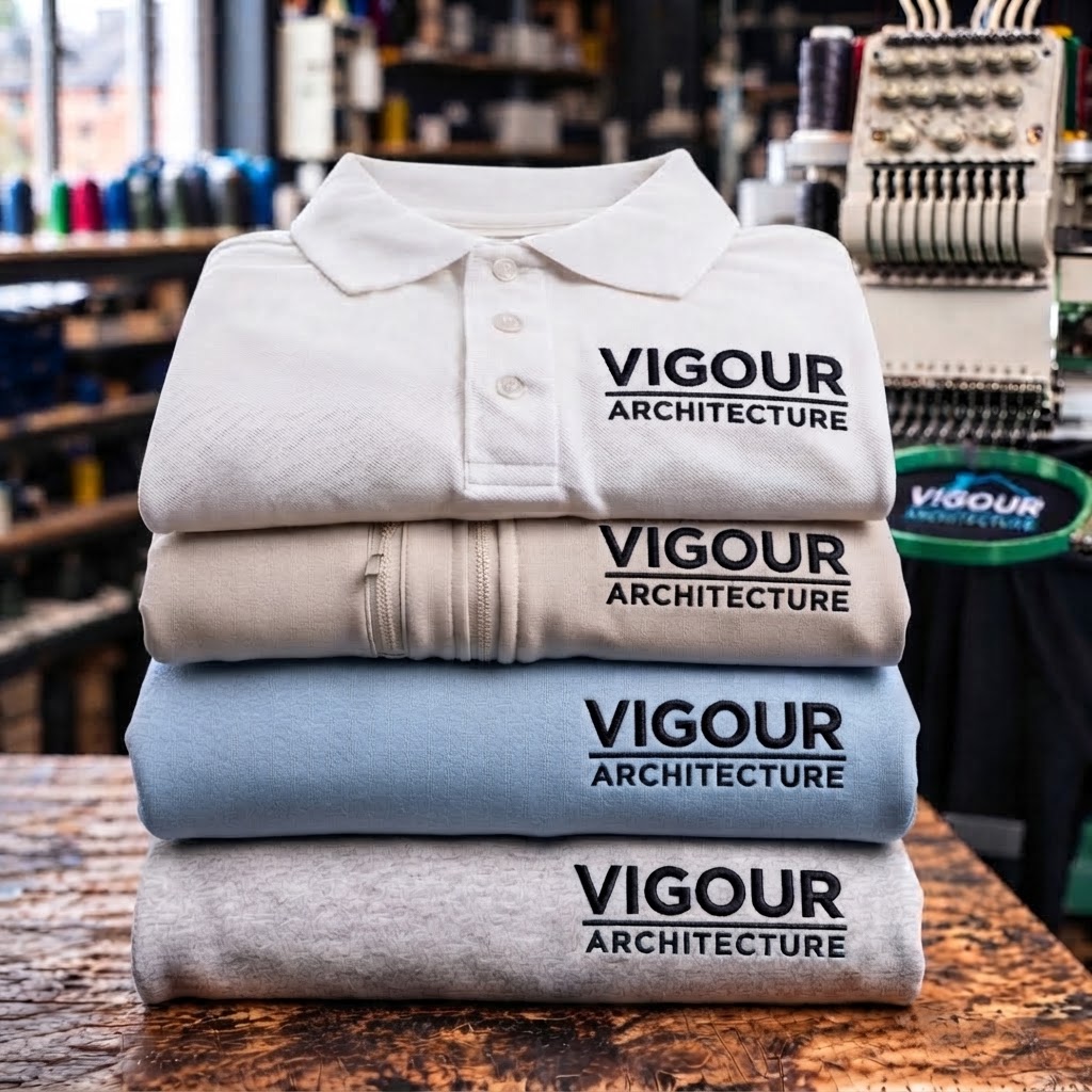 We put your logo on clothing.