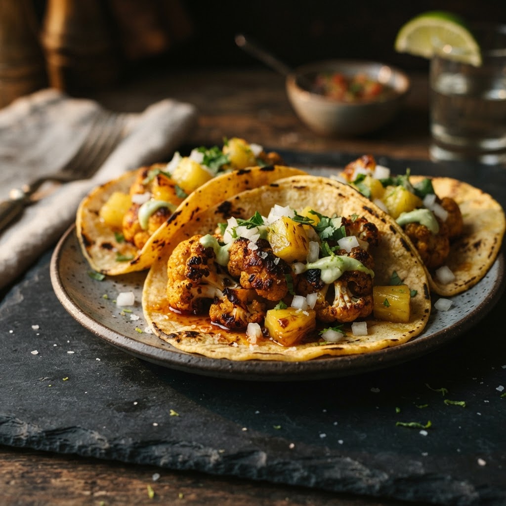 Spiced Cauliflower Al Pastor