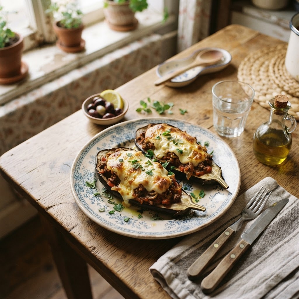 Greek Eggplant Papoutsakia