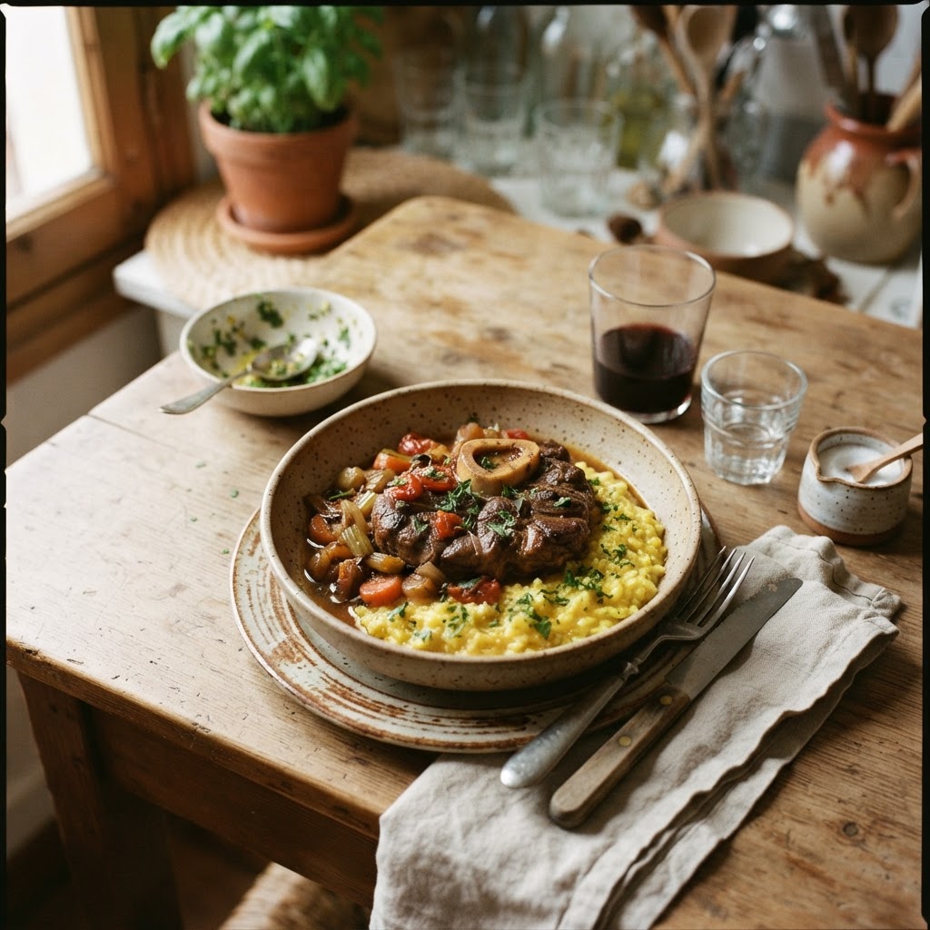 Osso Buco-Style Braised Veal Shanks
