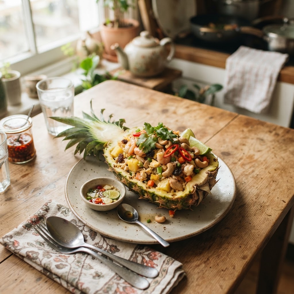 Khao Pad Sapparot (Pineapple Fried Rice)