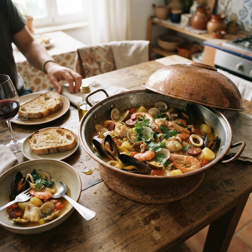 Portuguese Cataplana de Marisco
