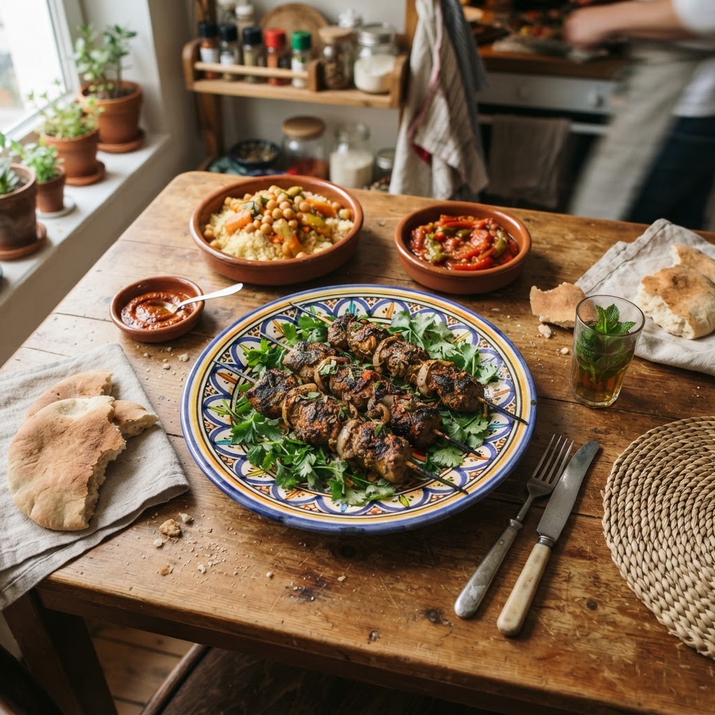 Lamb Mechoui Skewers
