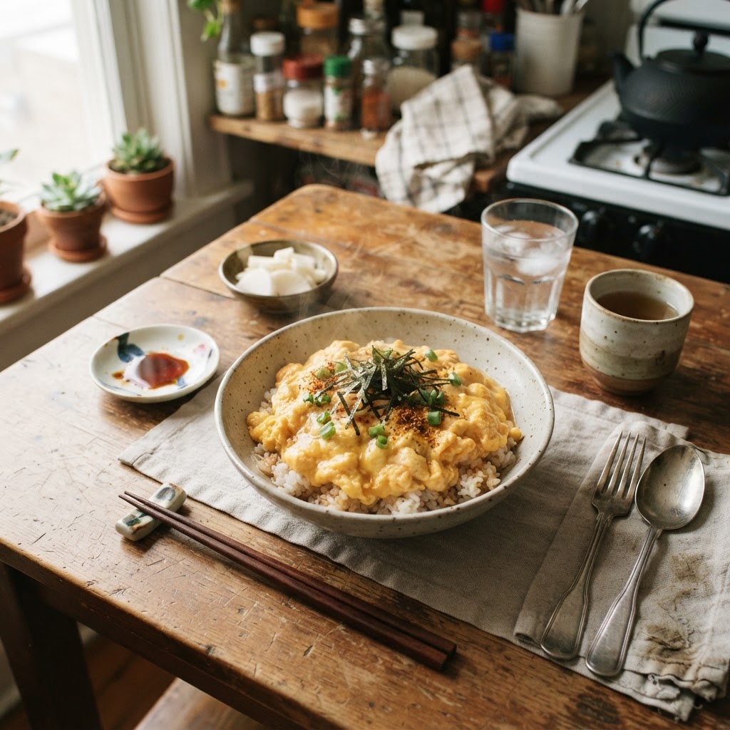 Golden Scrambled Egg Bowl