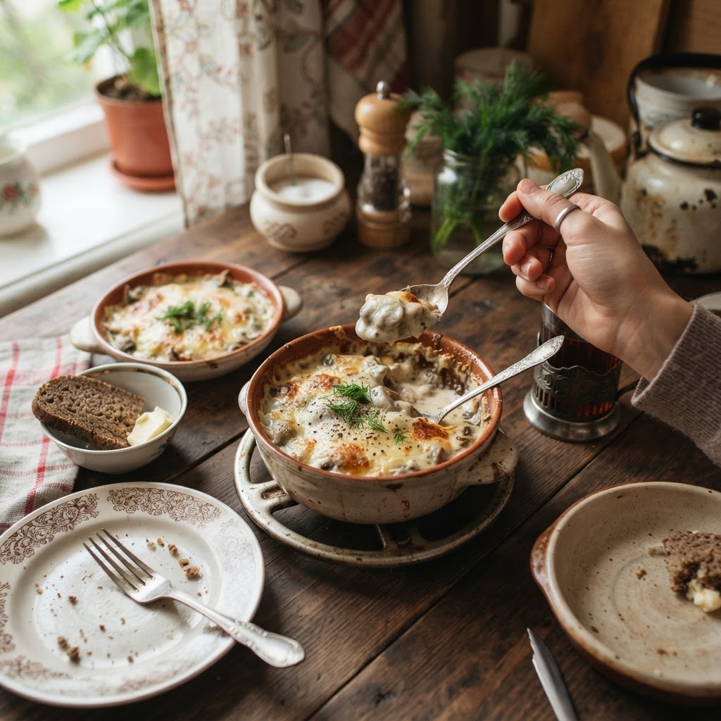 Russian Mushroom Julienne