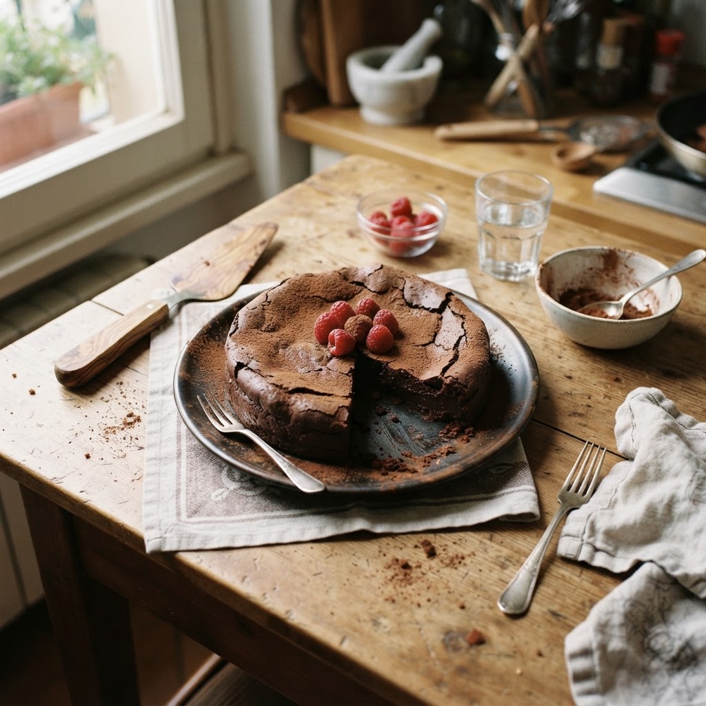 Classic Flourless Chocolate Torta