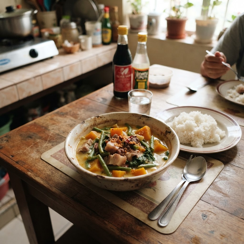 Filipino Ginataang Kalabasa