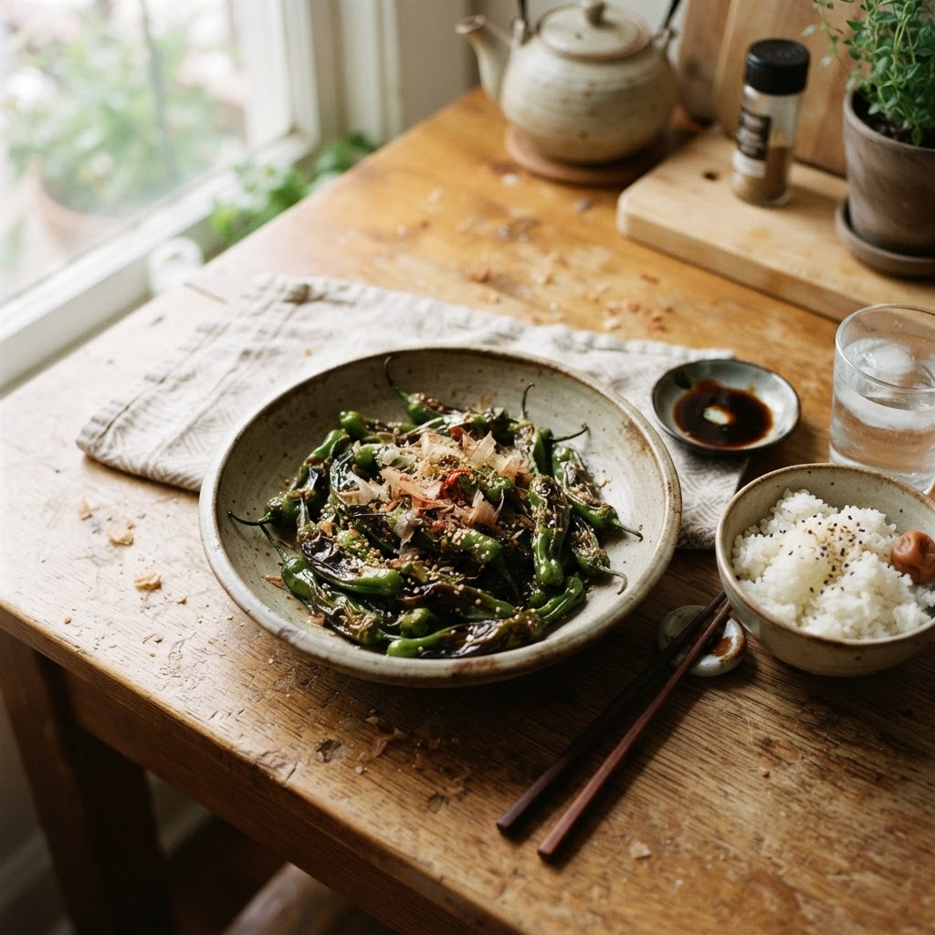 Crispy Shishito Pepper Stir-Fry