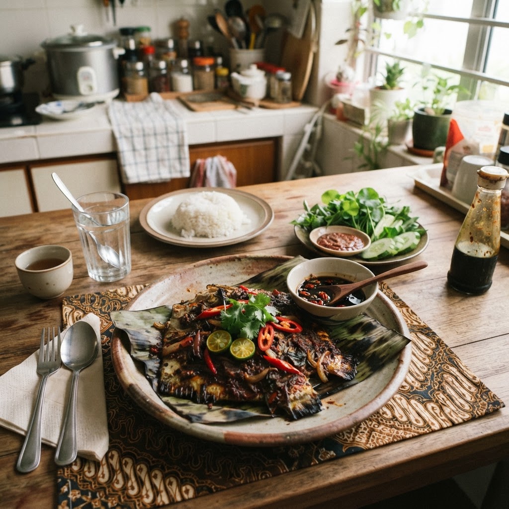 Ikan Pari Bakar