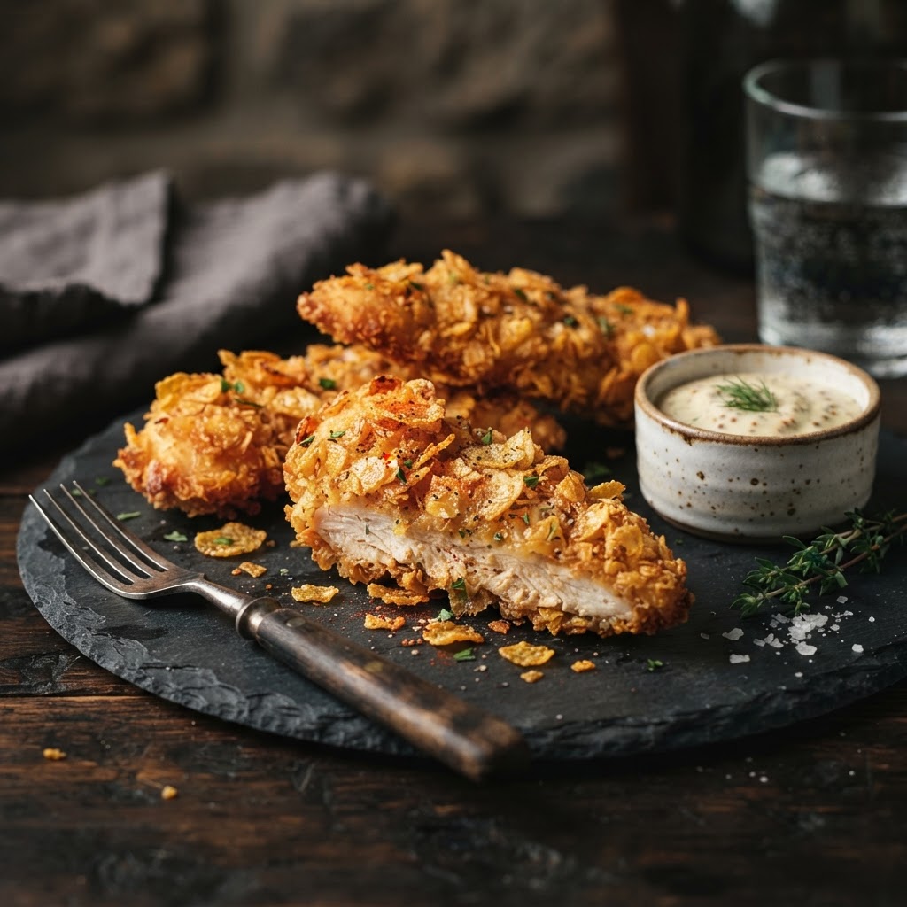 Cornflake Crusted Chicken Tenders