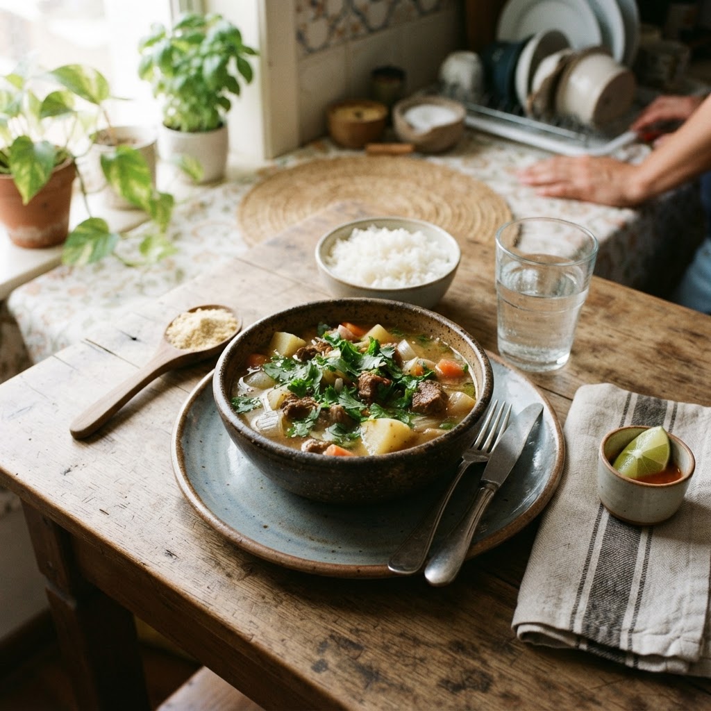 Picadinho de Carne com Caldo