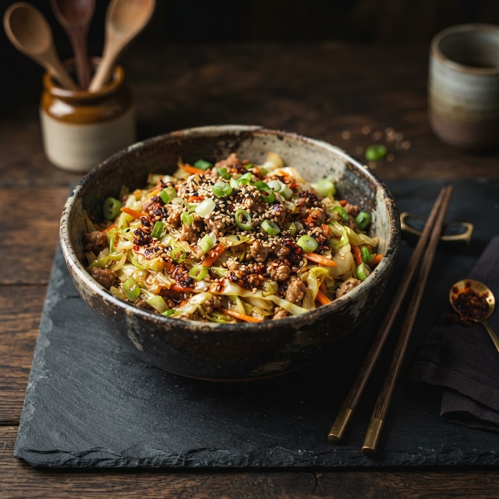 egg roll bowl