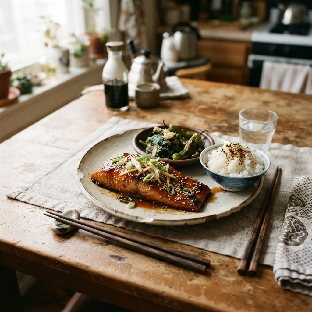 Ginger-Soy Glazed Salmon