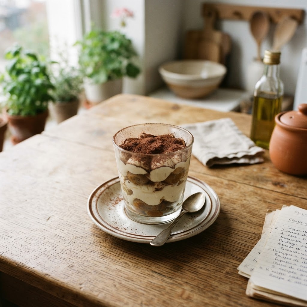 Classic Tiramisu in a Glass
