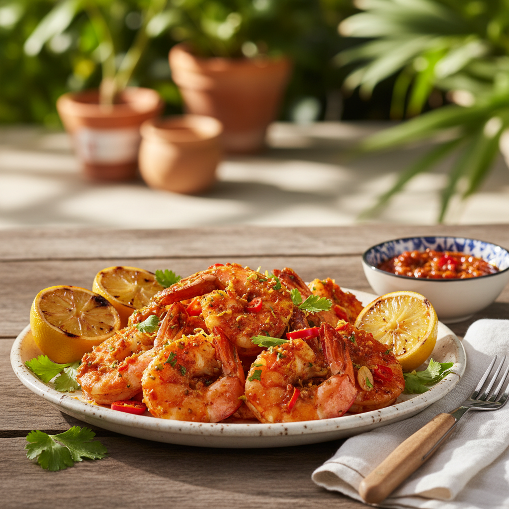 Mozambican Peri-Peri Prawns