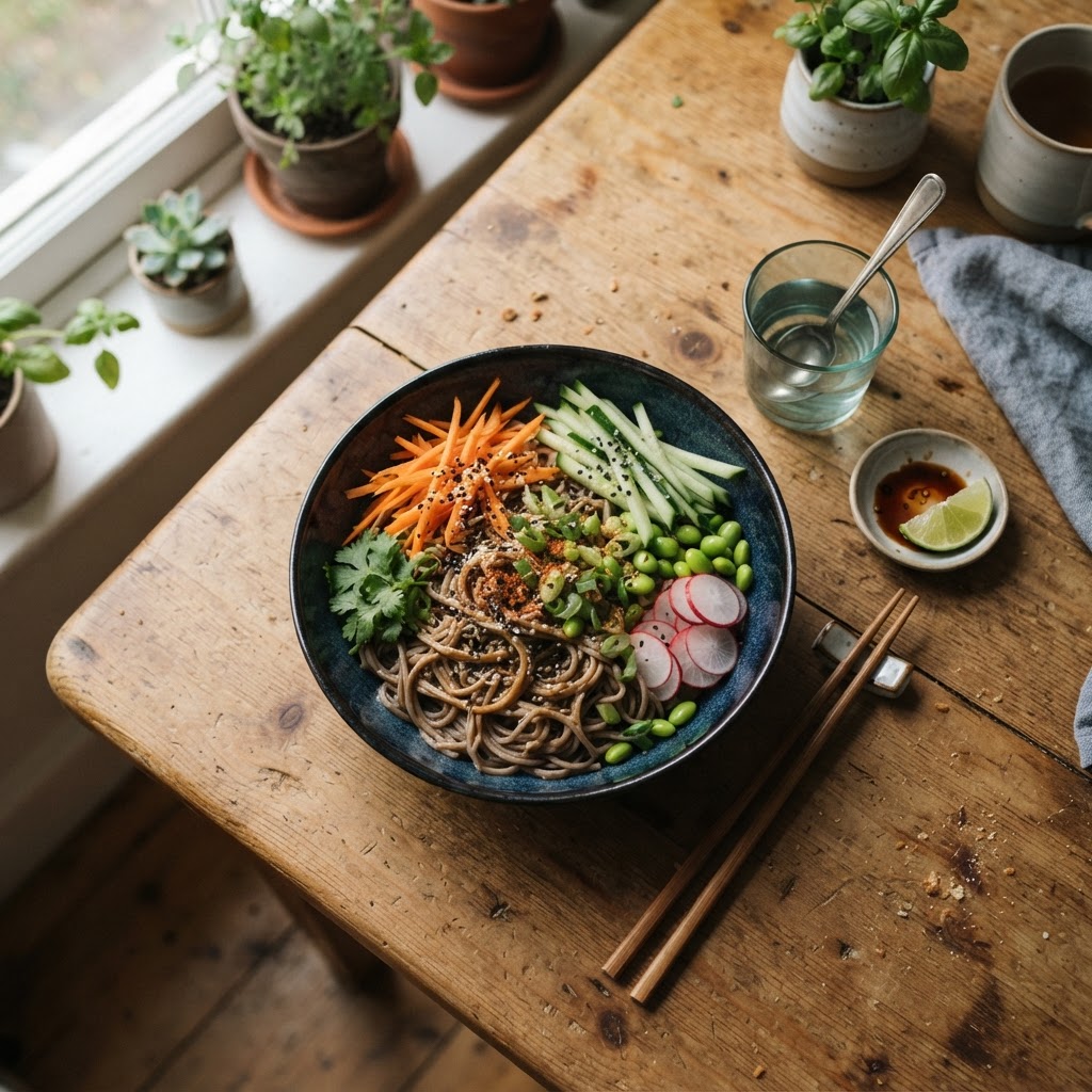 Sesame Ginger Soba Noodles