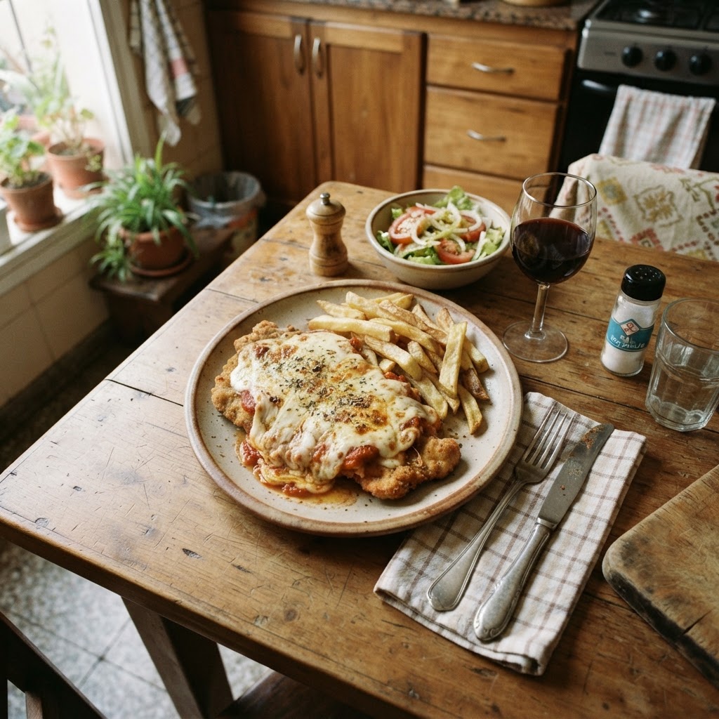 Milanesa a la Suiza