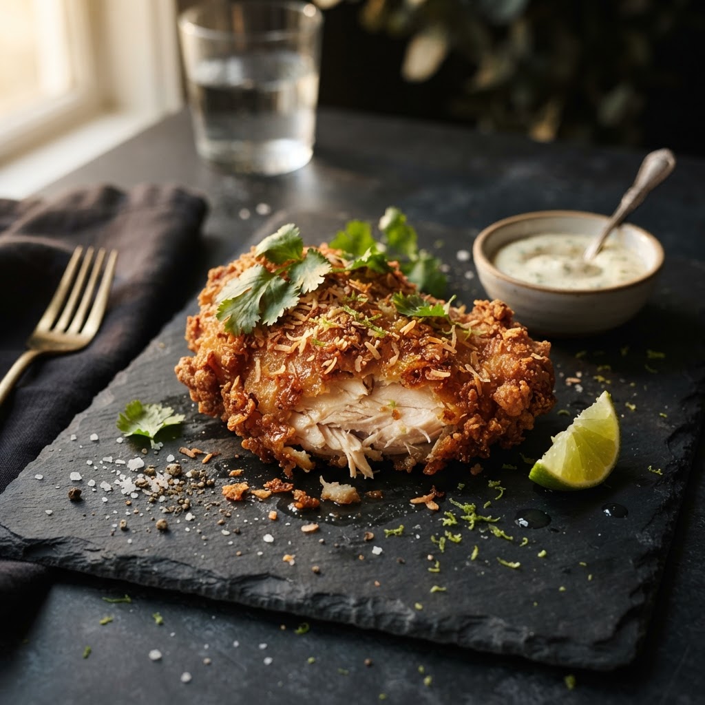 Coconut Lime Fried Chicken