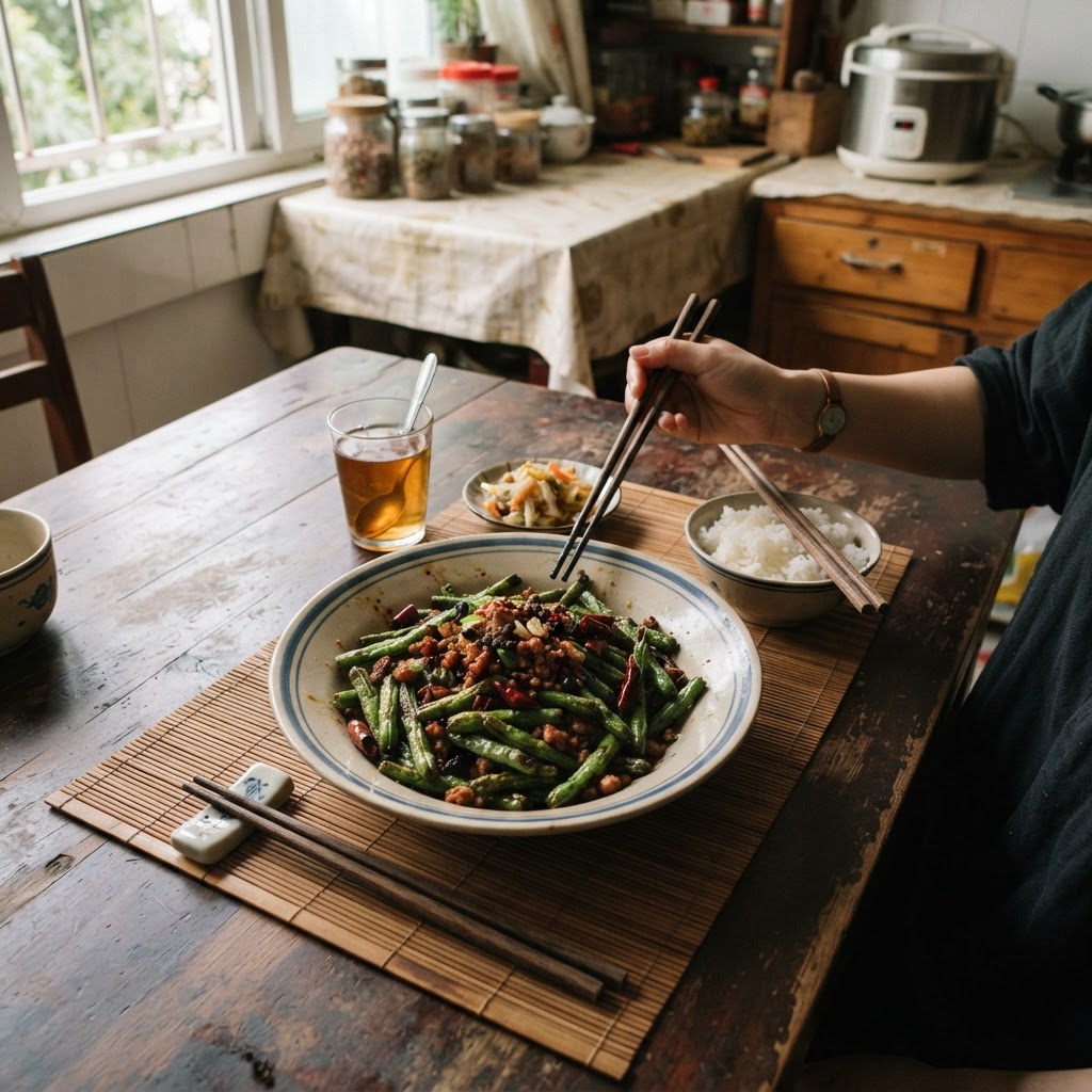 Dry-Fried Green Beans