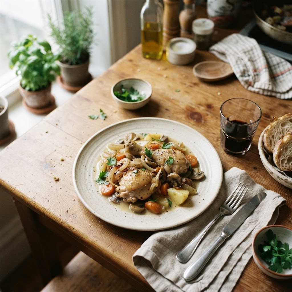 Pollo alla Cacciatora Bianco